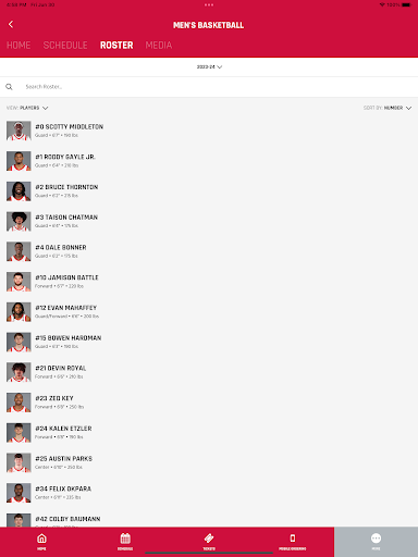 Screenshot of Ohio State Buckeyes
