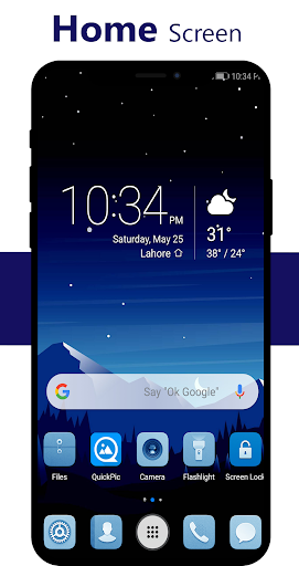 Blue Theme for Huawei Emui Screen 2