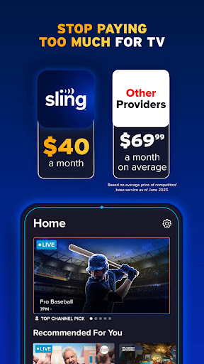 Sling TV: Live TV + Freestream screenshot