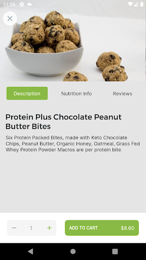 Fit Food Cuisine Screen 3