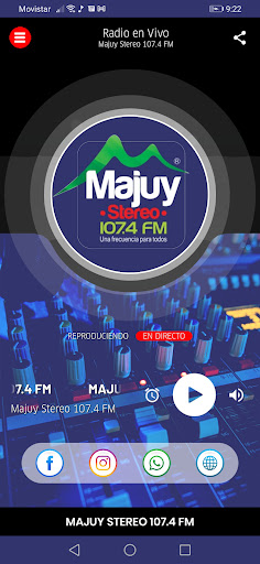 Majuy Stereo 107.4 FM Screen 2