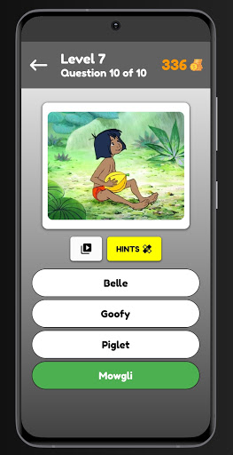 Guess Cartoon Character Quiz Screen 3