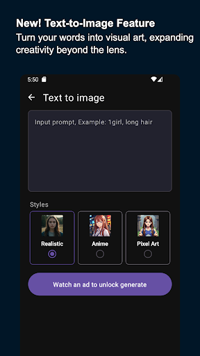 PicturaGen - AI Art & Photos Screen 2