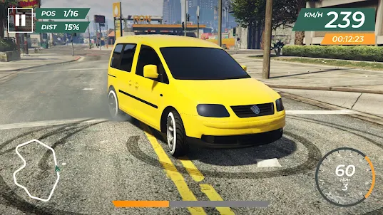 VW Caddy Real Car Parking Game