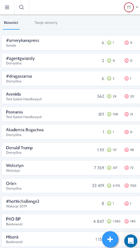 Android application Inforia screenshort