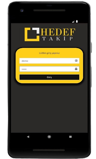Android application Hedef Takip screenshort