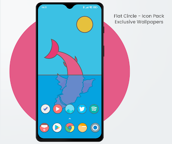 Flat Circle – Icon Pack APK Mod Android or ios 5.0 Patched Gallery 0