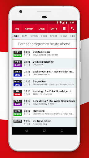 tvheute TV-Programm Österreich Screen 3