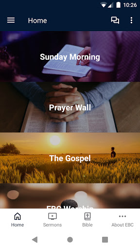 Android application Emmanuel Baptist Church TX screenshort