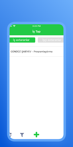 Android application İş Tap screenshort