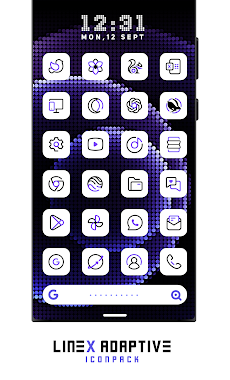 LineX Adaptive IconPackのおすすめ画像5