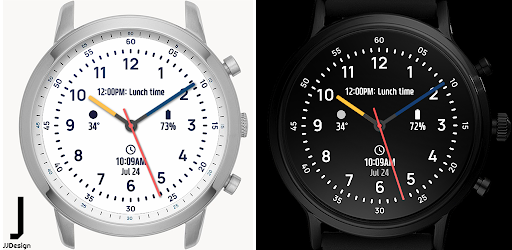 Android application JJ-Analog008 Watch Face screenshort