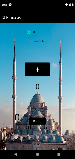 Android application Zikirmatik screenshort