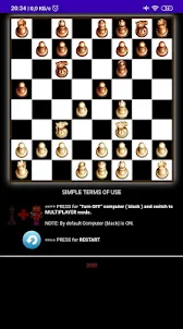 簡單的國際象棋（離線）