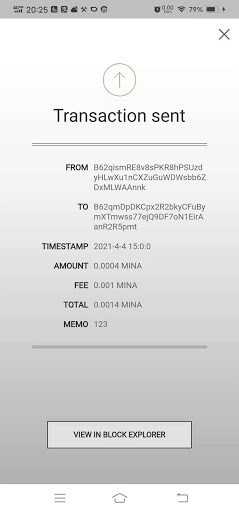 Android application StakingPower Wallet screenshort