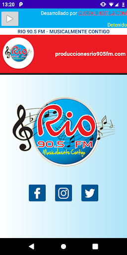 Android application RIO 90.5 FM screenshort
