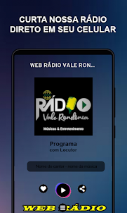 Web Rádio Vale Rondônia
