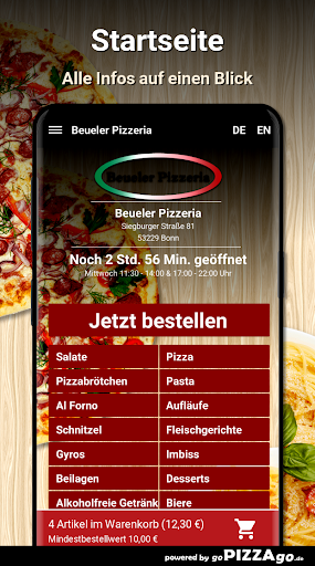 Beueler Pizzeria Bonn Screen 2