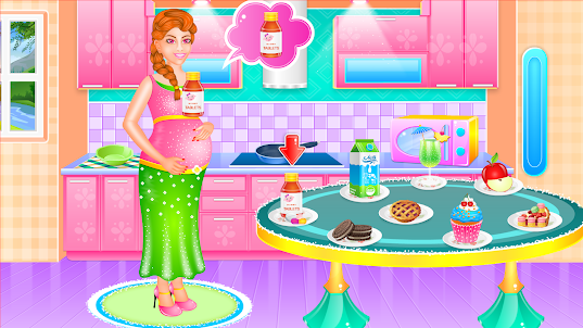 Pregnant Mommy Baby Care Game