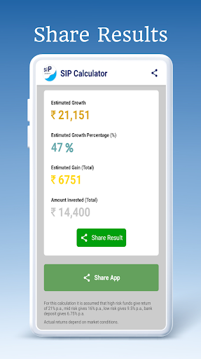 WhatsTool SIP Calculator Screen 3
