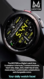 MD170B: Digital watch face
