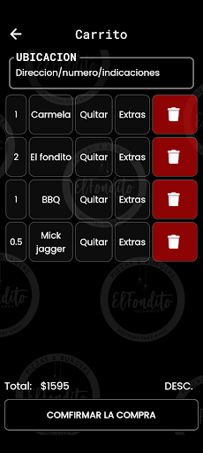 El Fondito Screen 3
