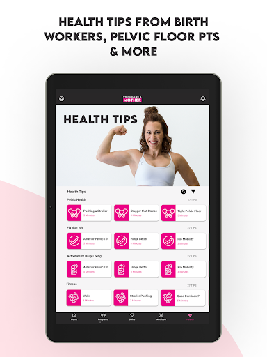 Screenshot of Get Mom Strong