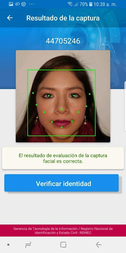 DNI BioFacial Screen 2