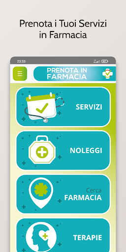 Android application Prenota in Farmacia screenshort