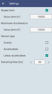 Accelerometer Screenshot