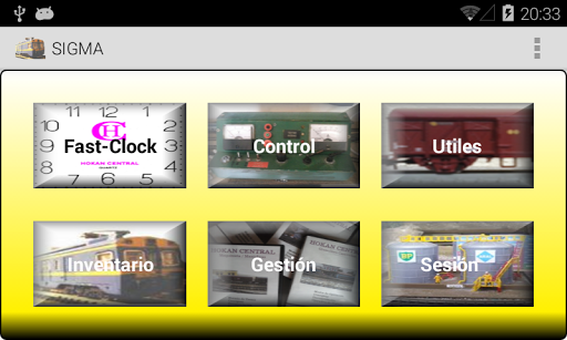 Android application Sigma Model Railroad screenshort