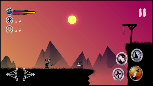 Android application Ninja Runner screenshort