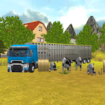 Cover Image of ดาวน์โหลด ฟาร์มรถบรรทุก 3D: การขนส่งวัว 1.0 APK