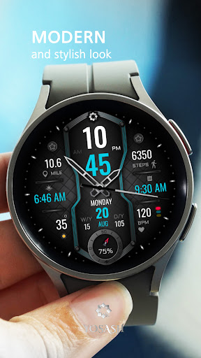 H365 Artistic Lines Watch Face Screen 3