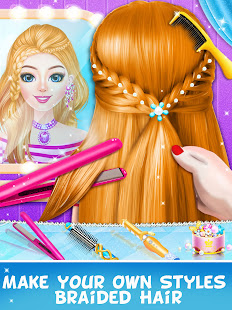 Fashion Braid Hair Salon Games screenshots 12