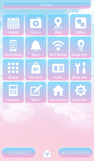 Pink Lagoon Theme Screen 2