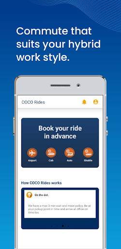 Android application COCO Rides screenshort