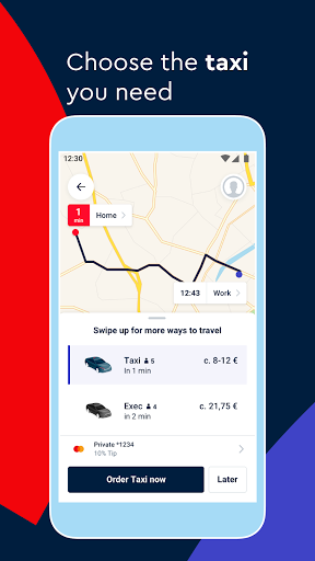 FREE NOW (mytaxi) - Taxi Booking App 10.41.0 Screenshots 2