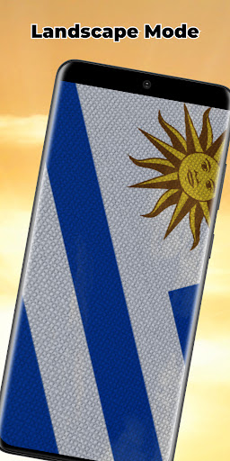 Uruguay Flag Live Wallpaper Screen 3