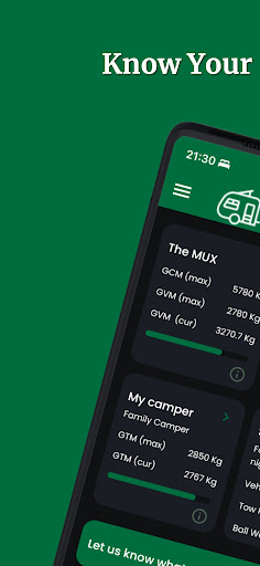 Android application Weigh That Tow screenshort