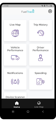 Android application FuelTrace screenshort