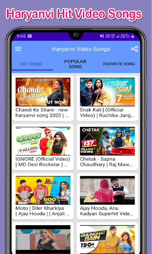 Haryanvi HD Video Songs Screen 2