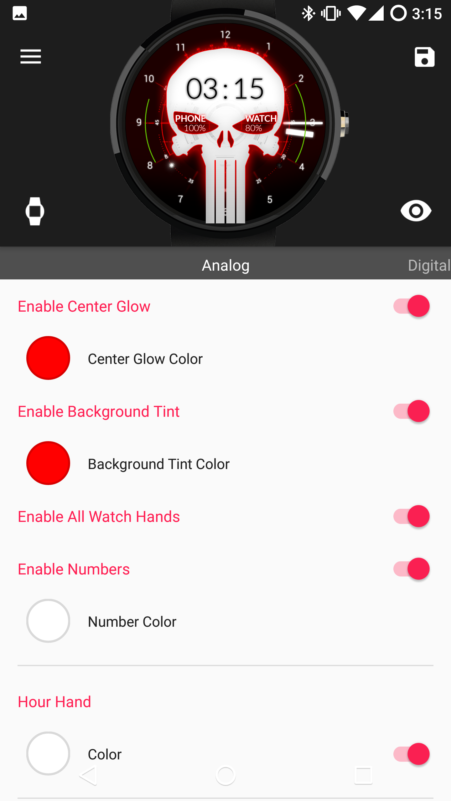 Android application FORGIVEN - Watch Face screenshort