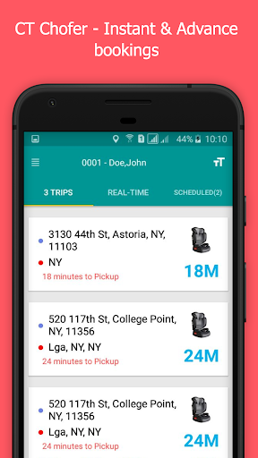 Android application Claro Taxi Driver screenshort