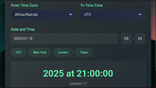 Timezone Converter