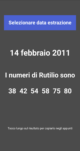 I numeri di Rutilio Screen 2