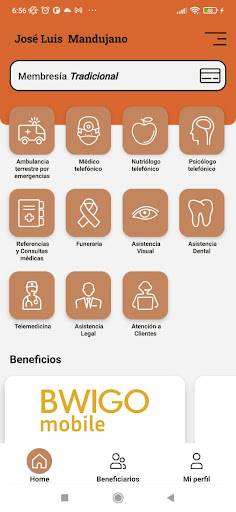 Android application SINDICATO NACIONAL T.C.MEX screenshort