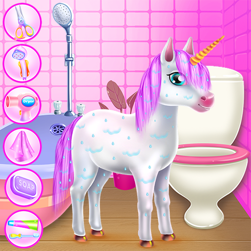 Cute Unicorn Caring & Dressup  Icon