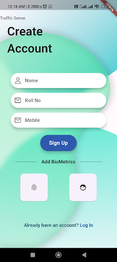Android application Traffic Sense screenshort
