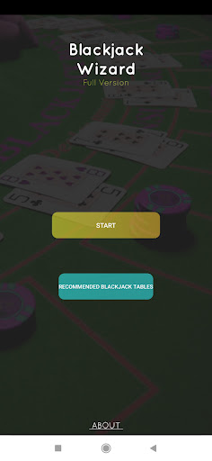 Android application Blackjack Wizard Full screenshort